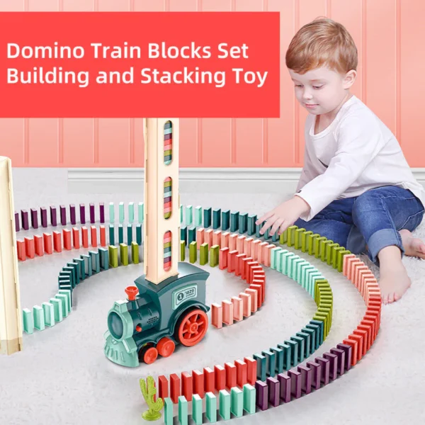 Domino Train Blocks Set (60pcs） - Image 3