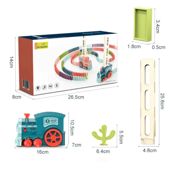 Domino Train Blocks Set (60pcs） - Image 4