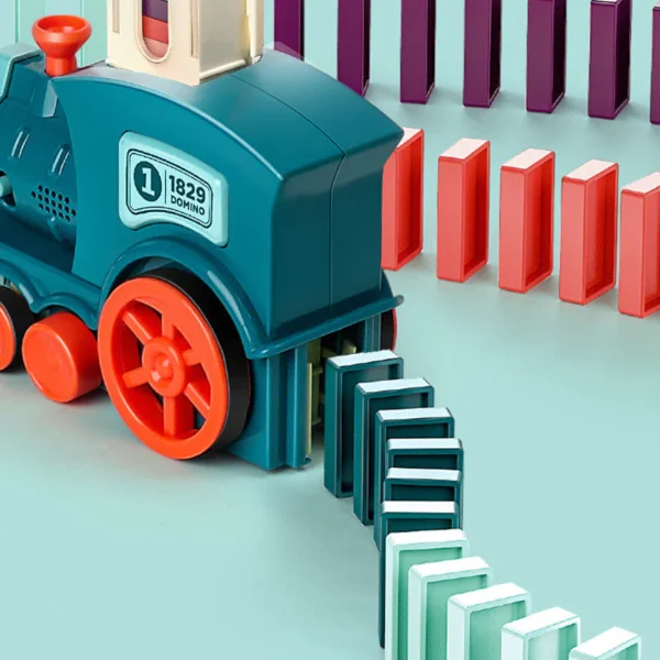 Domino Train Blocks Set (60pcs） - Image 6