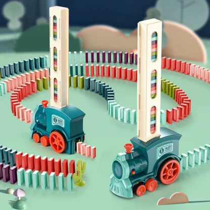 Domino Train Blocks Set (60pcs）