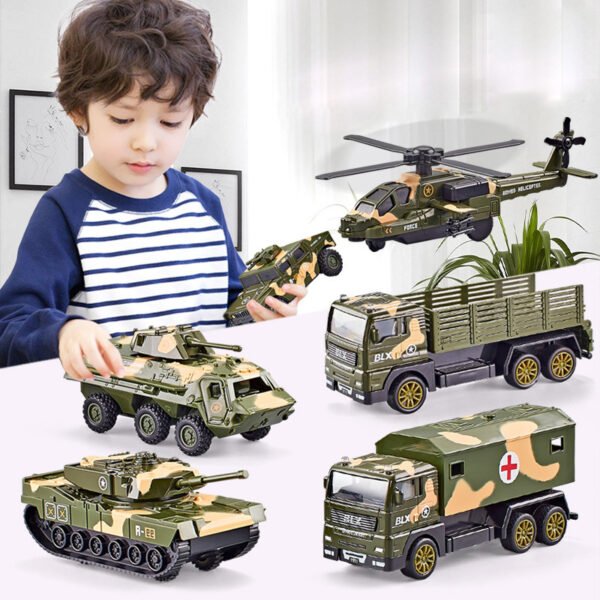 Military Tank Armored Vehicle Set Toy