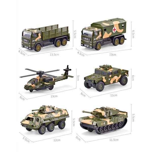 Military Tank Armored Vehicle Set Toy - Image 3