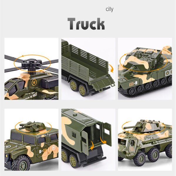 Military Tank Armored Vehicle Set Toy - Image 4
