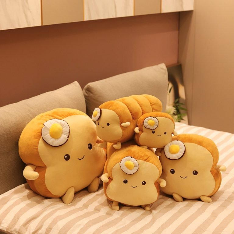 Toast Bread Plush Toy set