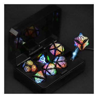 dnd multi-sided luminous dice