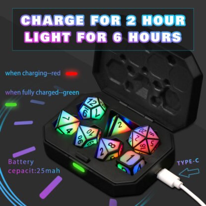 dnd multi-sided luminous dice - Image 8