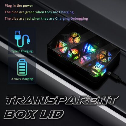 dnd multi-sided luminous dice - Image 10